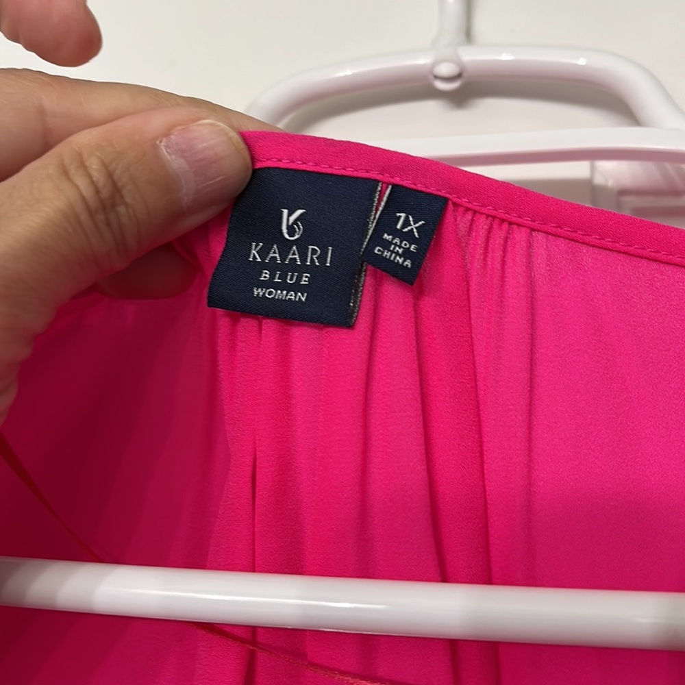 Hot Pink Blouse - Picture 4 of 4